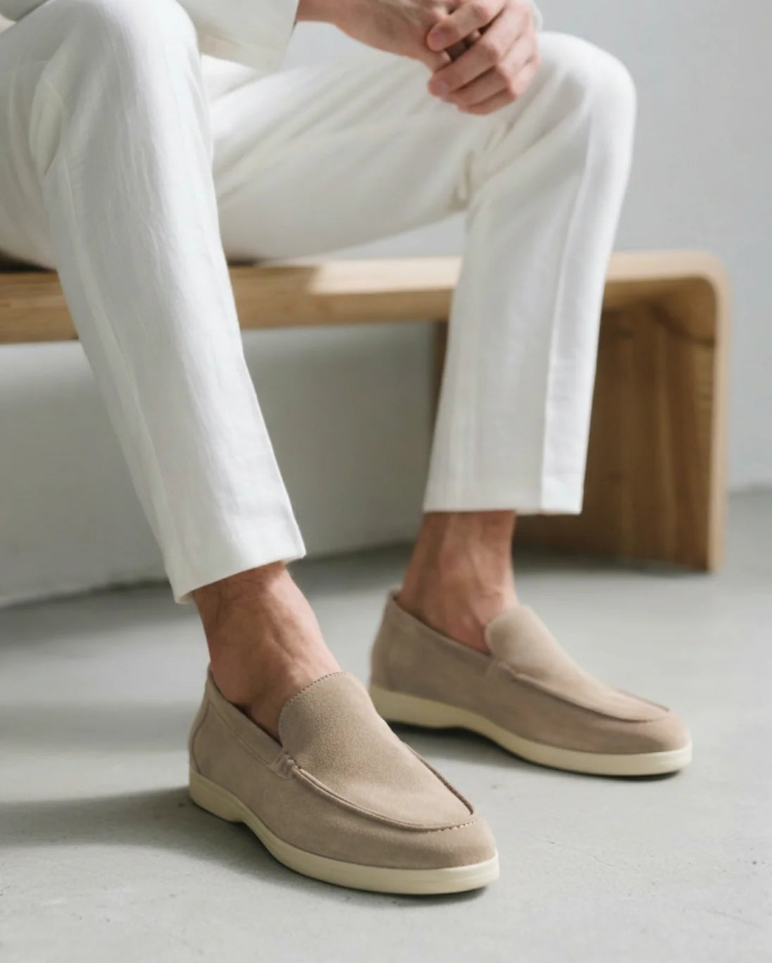 Mocassins homme style décontracté slip-on classique