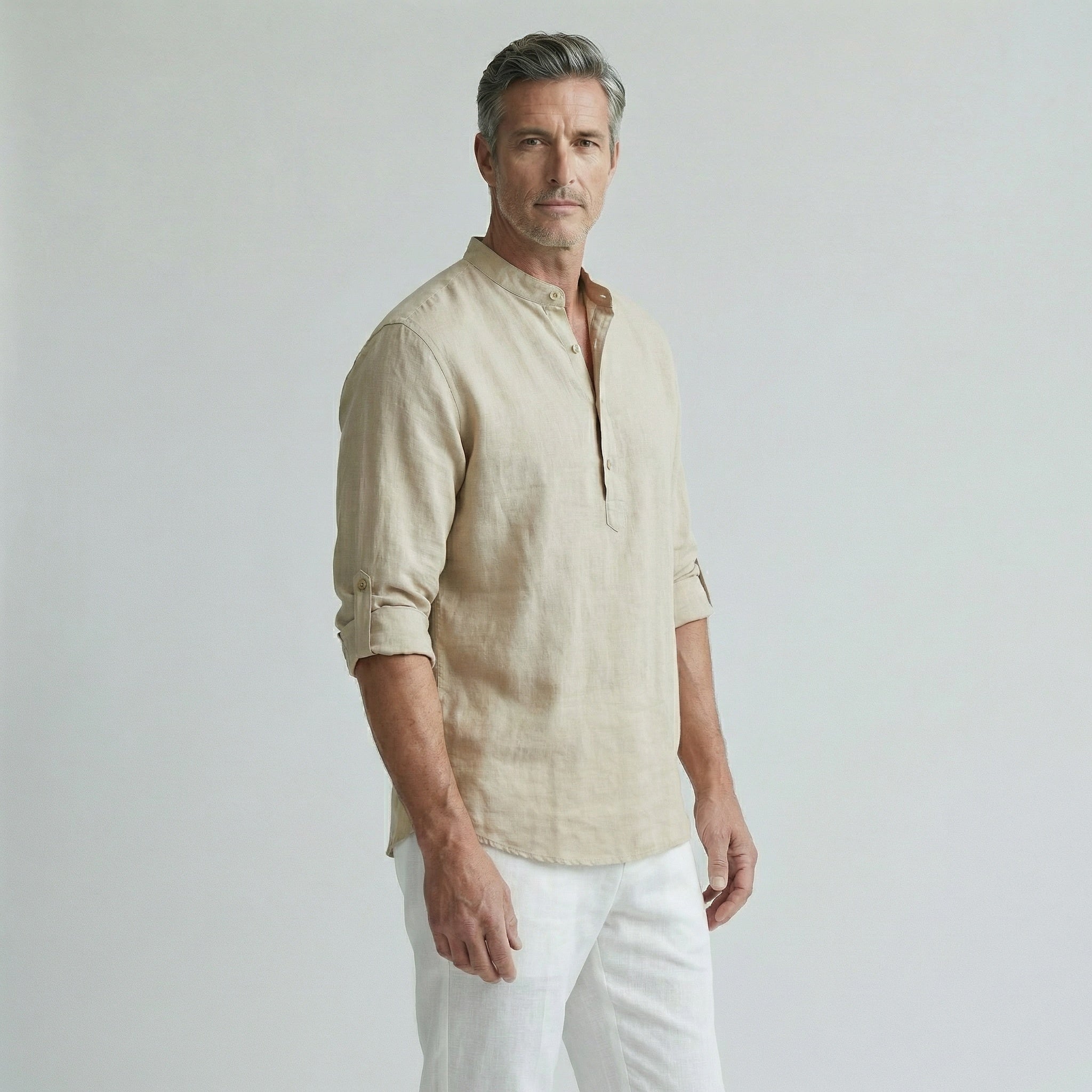 Chemise homme manches longues décontractée | Été