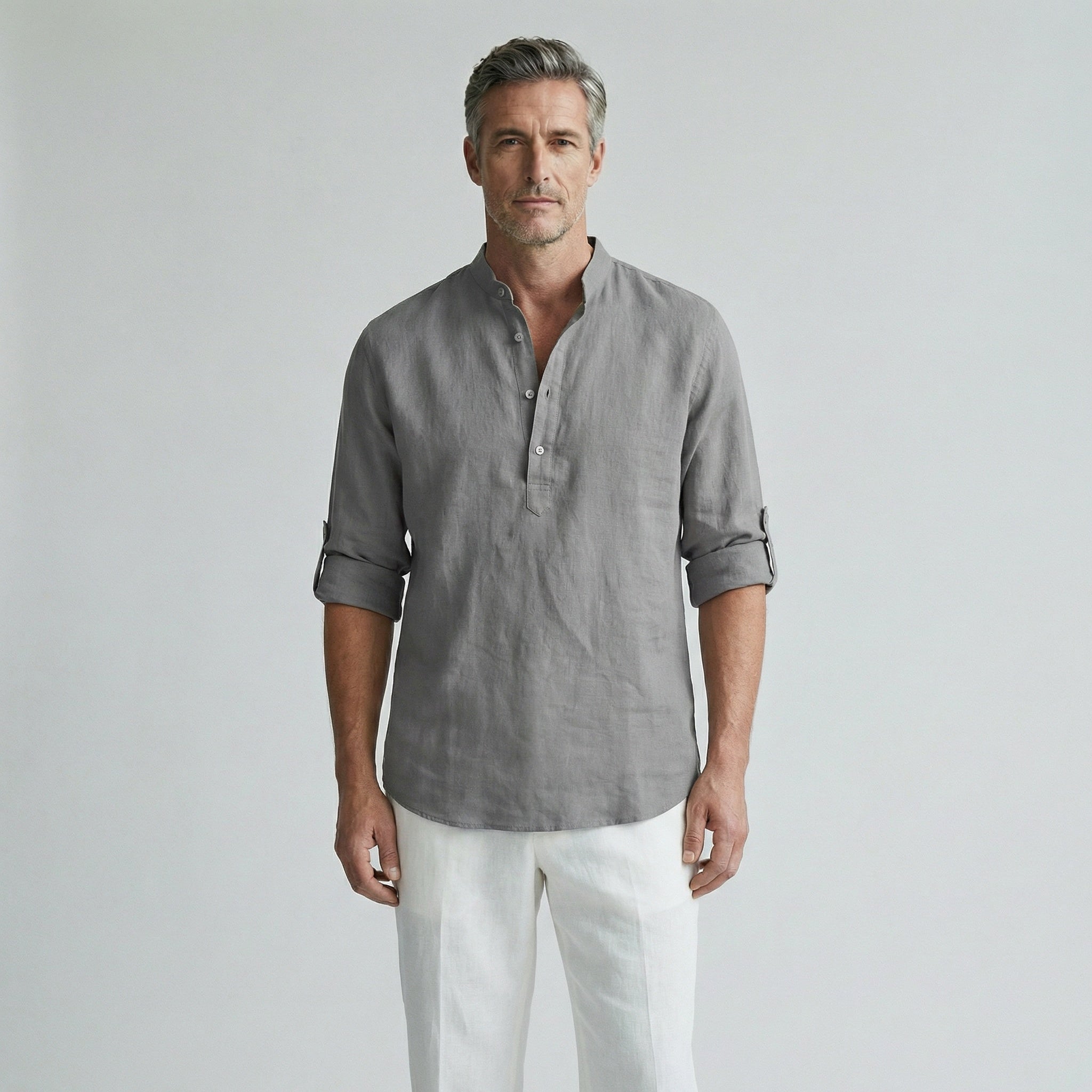 Chemise homme manches longues décontractée | Été