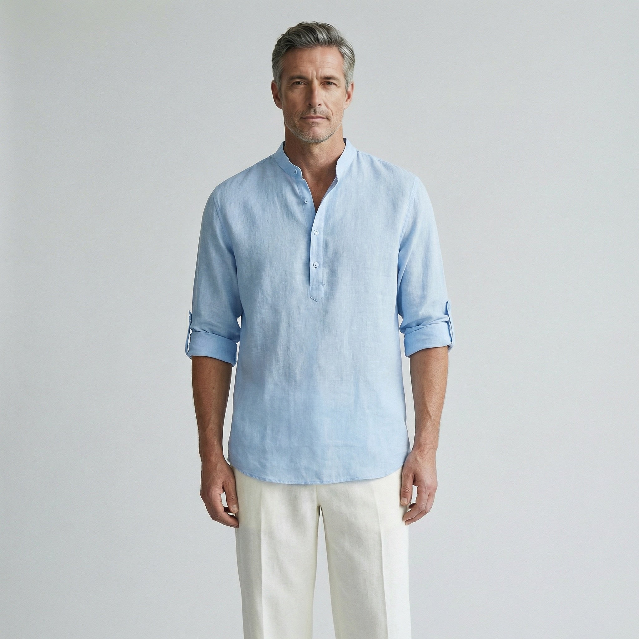 Chemise homme manches longues décontractée | Été