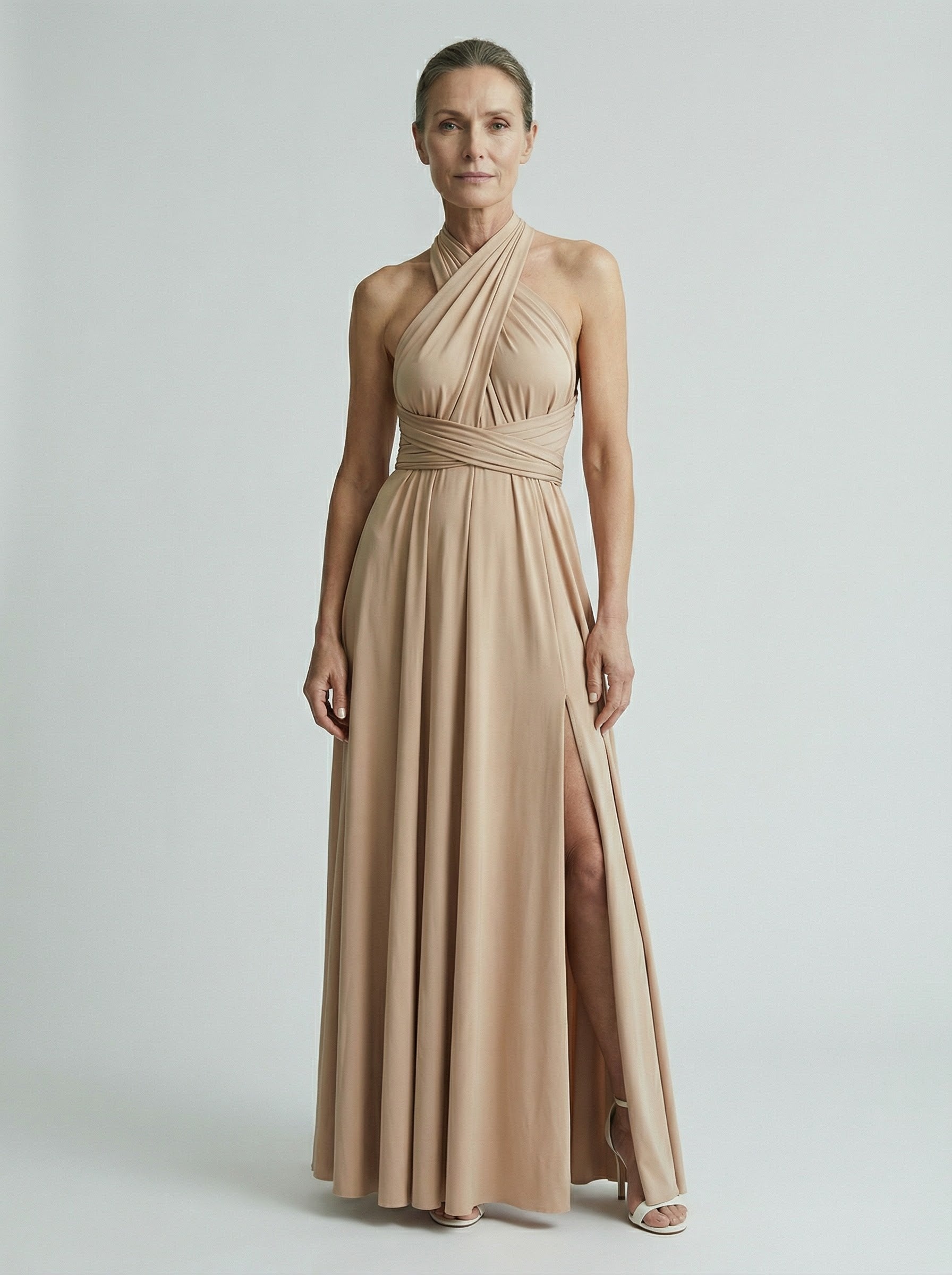 Robe femme dos nu multi position soirée | Maxi