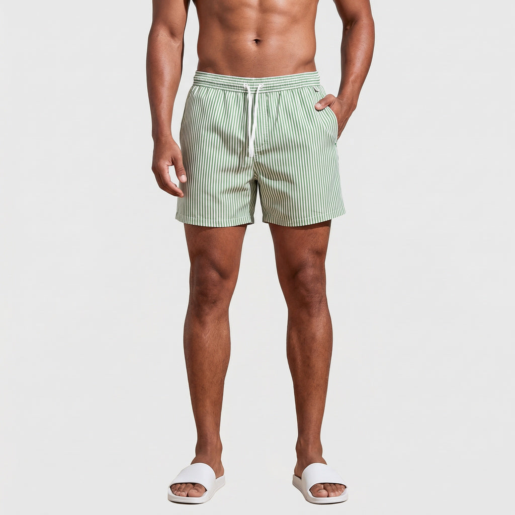 Short de bain homme rayé | Plage