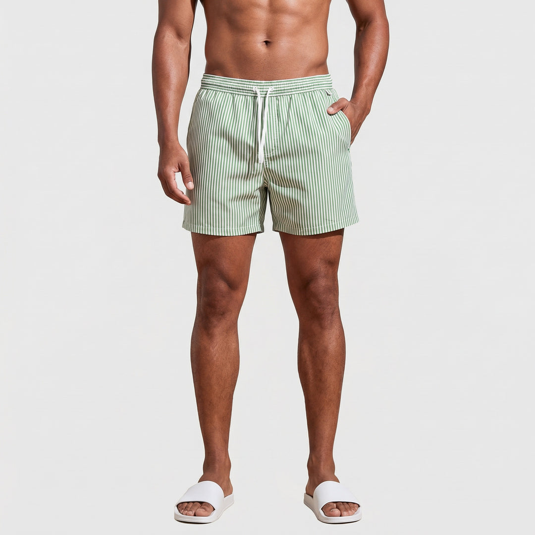 Short de bain homme rayé | Plage