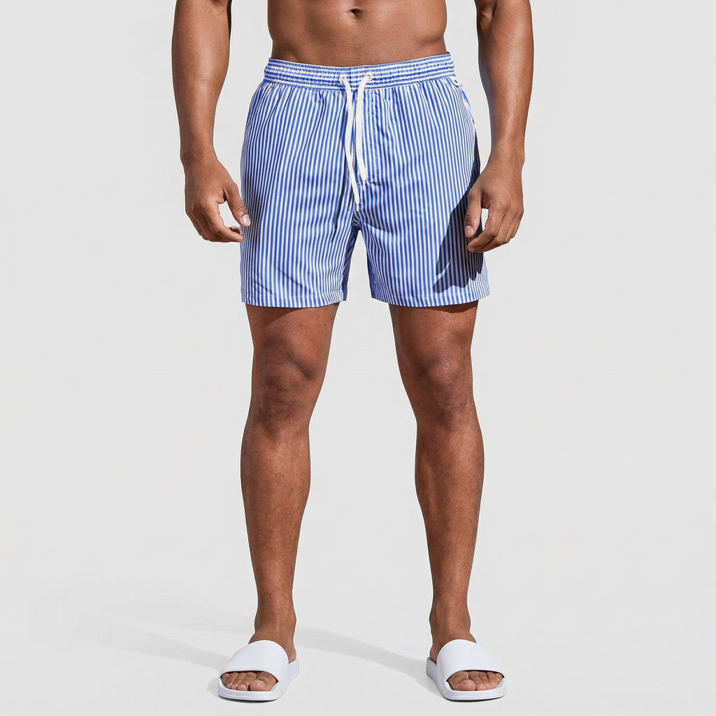 Short de bain homme rayé | Plage