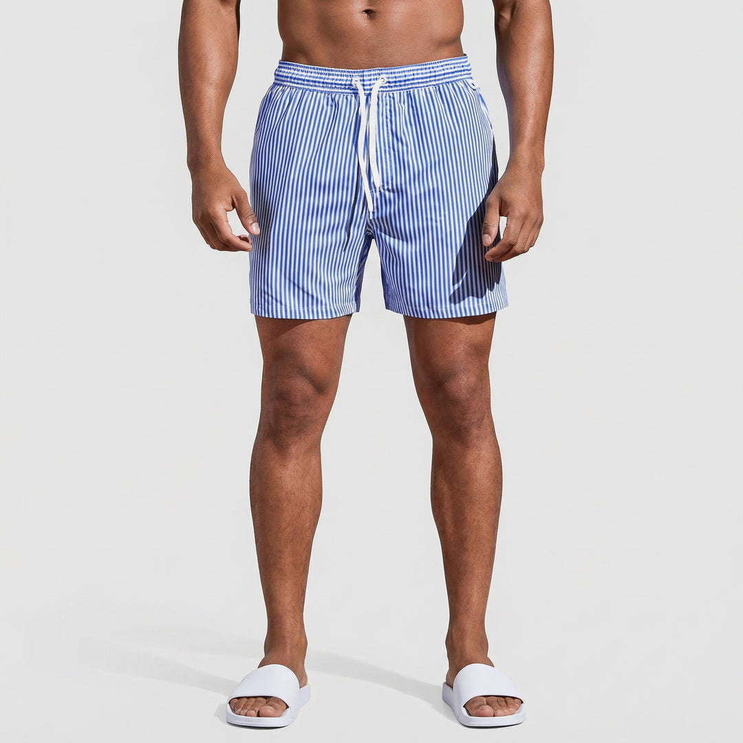 Short de bain homme rayé | Plage