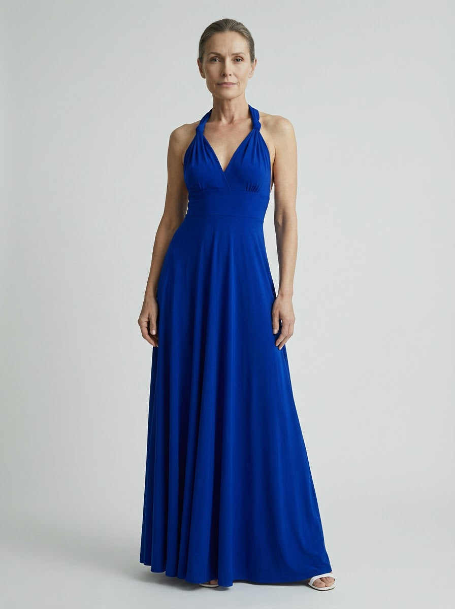 Robe femme dos nu multi position soirée | Maxi