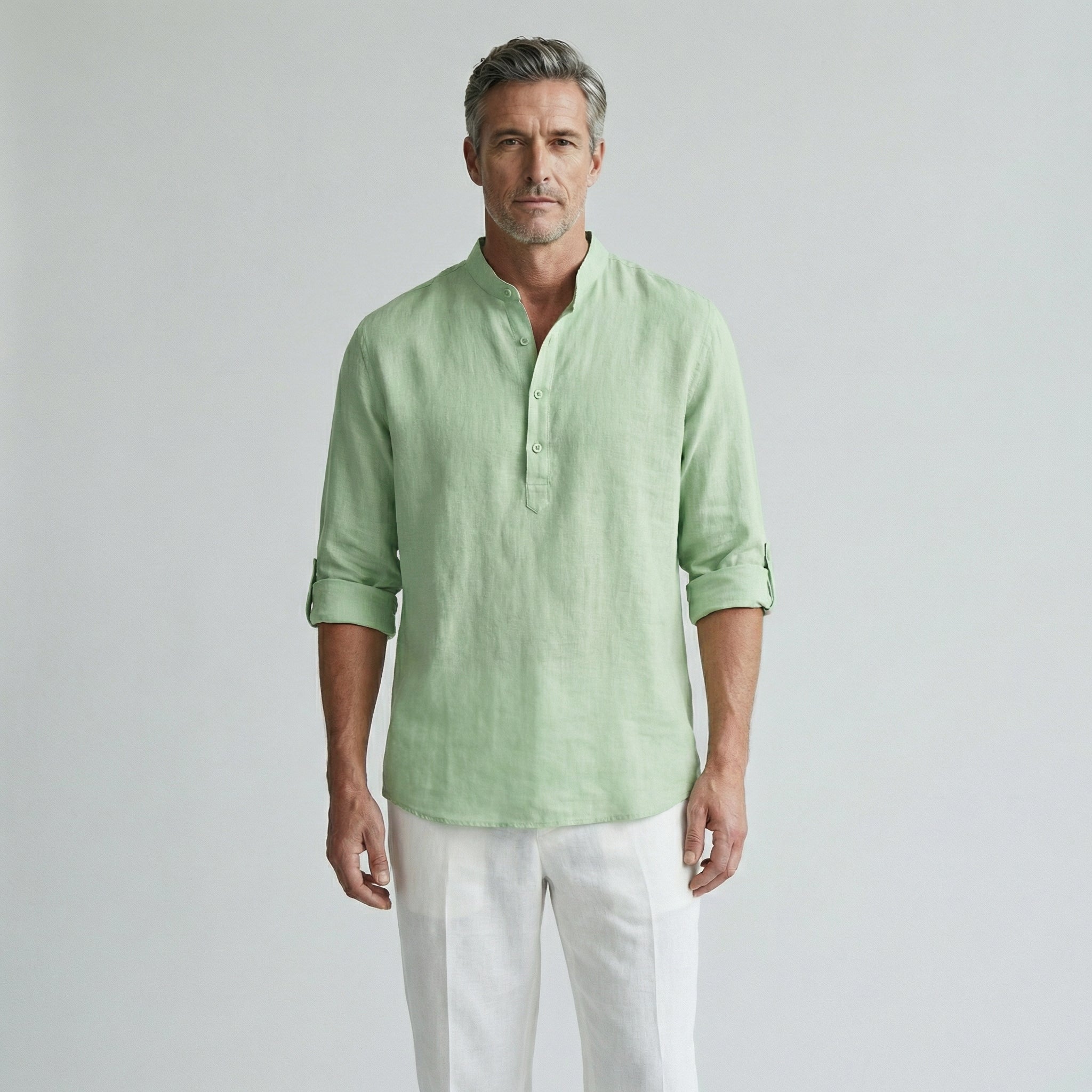 Chemise homme manches longues décontractée | Été