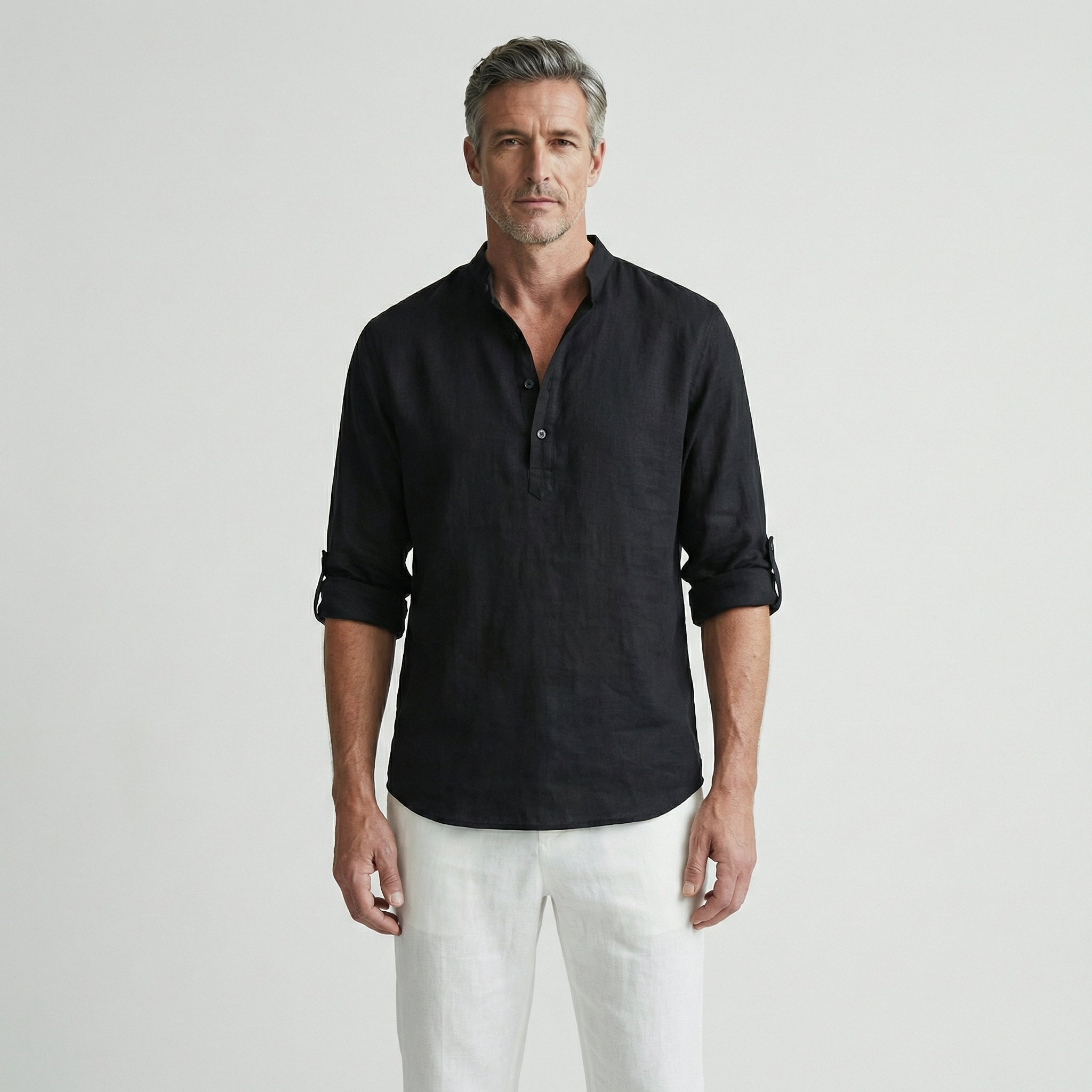 Chemise homme manches longues décontractée | Été