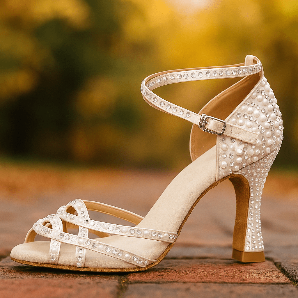 Sandales À Lanières De Soirée Femme | Strass