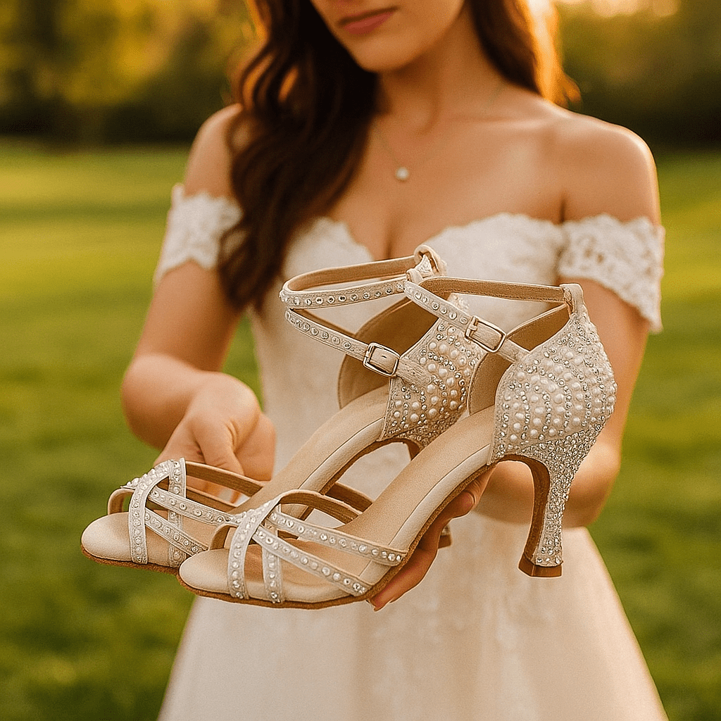 Sandales À Lanières De Soirée Femme | Strass