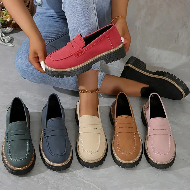 Mocassins à enfiler femme | plateforme